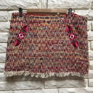 Twelfth Street Cynthia Vincent tweed mini skirt 10